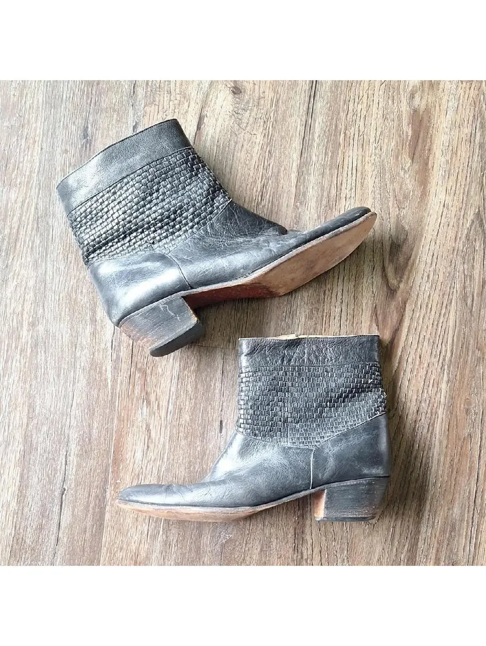 Vintage Hipoppotamus Black Leather Boot Size 10.5
